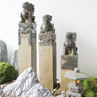 Faux Stone Pillar Garden Ornament
