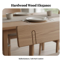 Solid Wood Construction Long Bench with Backrest Nordic Design Indoor Seating Multi-Purpose Household Furniture Rustic Charm for Families, Homeowners, Interior Decorators, Dining Room, Bedroom, Hallway, Study