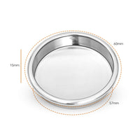 58mm Blind Basket Food-Grade 304 Stainless Steel Backflush Disc for Home Kitchen