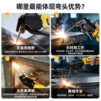 新型弯头焊把钳工业级电焊钳800a电焊把钳1000A电焊机小型焊把钳