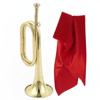 Bugle Loud Sound Brass Bugle Polished Finish Ceremonial Trumpet for Procession