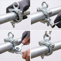 1.5-inch Pipe Clamp Hanging Accessory Ring Buckle for 48mm Tubes