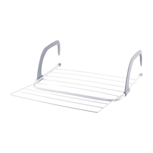Balcony Drying Rack Open-Frame Window Drying Rack Rectangular for Similar Ledge
