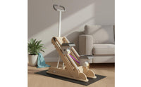 Wooden Stair Stepper Non-Slip Pedals Climbing Exercise Machine Adjustable Resistance Home Stair for Indoor