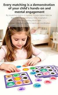 跨境新品影子配对海洋动物恐龙拼图认知亲子互动找相同对对碰游戏