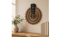 Wooden Wall Calendar Decor Printed Gear-Theme Wall Calendar Reusable