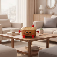 Tissue Box with Phone Holder Decorative Cartoon Tissue Holder Tabletop for Bedside Table