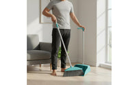 Broom and Dustpan Sturdy Resistant Sweeping Brush and Pan Angled Head Household Cleaning for Restroom