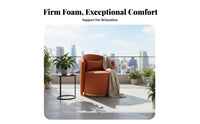 Upholstered Cafe Chair and Table Combination Leisure Atmosphere Commercial Furniture Protective Floor Glides Armless for Bistro
