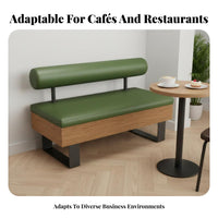 Modular Combination Upholstered Banquette and Chair Set Modern Design Cafe Furniture Restaurant Seating for Bar Owners, Interior Designers, Coffee Shop, Lounge Area