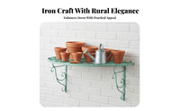Eave-Shaped plant holder Vintage design Decorative Awning Weather-Resistant