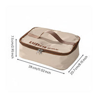 Insulated Waterproof Lunch Bag Handheld Portable Lunch Box Bag Reusable Meal Storage Easy to Clean for Students, School