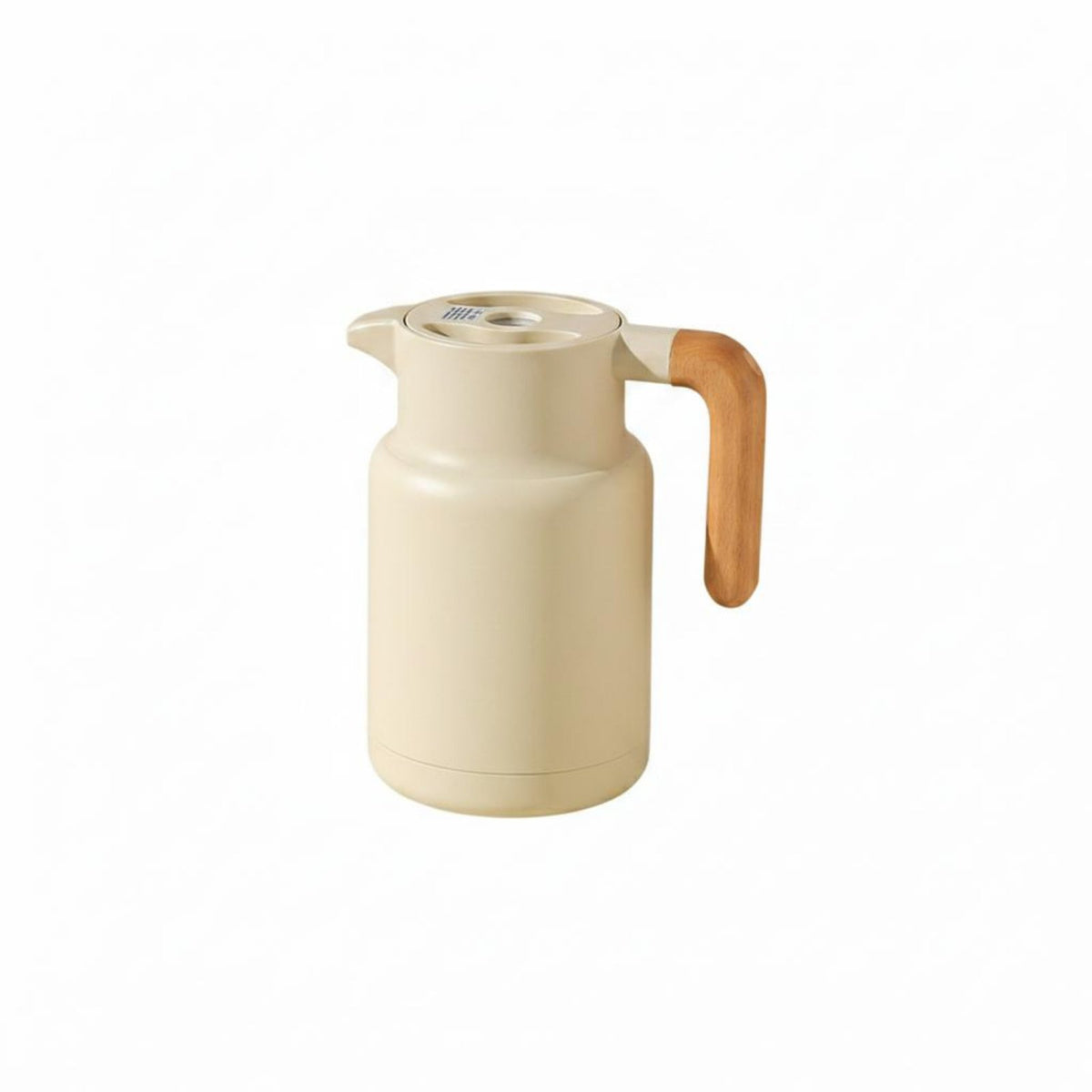 Long-Lasting Insulation Hot Water Dispenser Pot Large Capacity Thermal Container Leak-Proof Insulated Coffee Carafe Wooden Handle for Home, Office