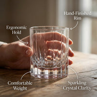 Kiriko-style Wine Glass, Starburst Glass [Tall]