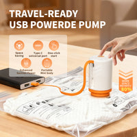 Electric Compression Bag Set for Storage of Quilts and Down Jackets