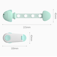 Kid Security Lock, Adjustable Cabinet Drawer Lock, Infant Protection, Screwless, Easy Installation, Multi-Purpose for Doors, Closets, Sliding Cabinets