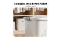 Clear Latch Box with casters Large Capacity Wheeled Storage Chest Moistureresistant robustDuty for Parents