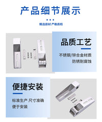 寒霜轻型吊架冷库配件垂直轨道滑轮静音微型家具承重轮支撑