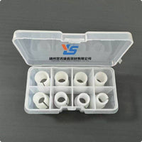 8 Pieces Pool Cue Sleeve Anti-Pinch Billiard Cue Collar Nylon