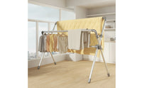 Stainless Steel Clothes Drying Rack Heavy-Duty Laundry Drying Rack Stable Anti-Slip for Backyard