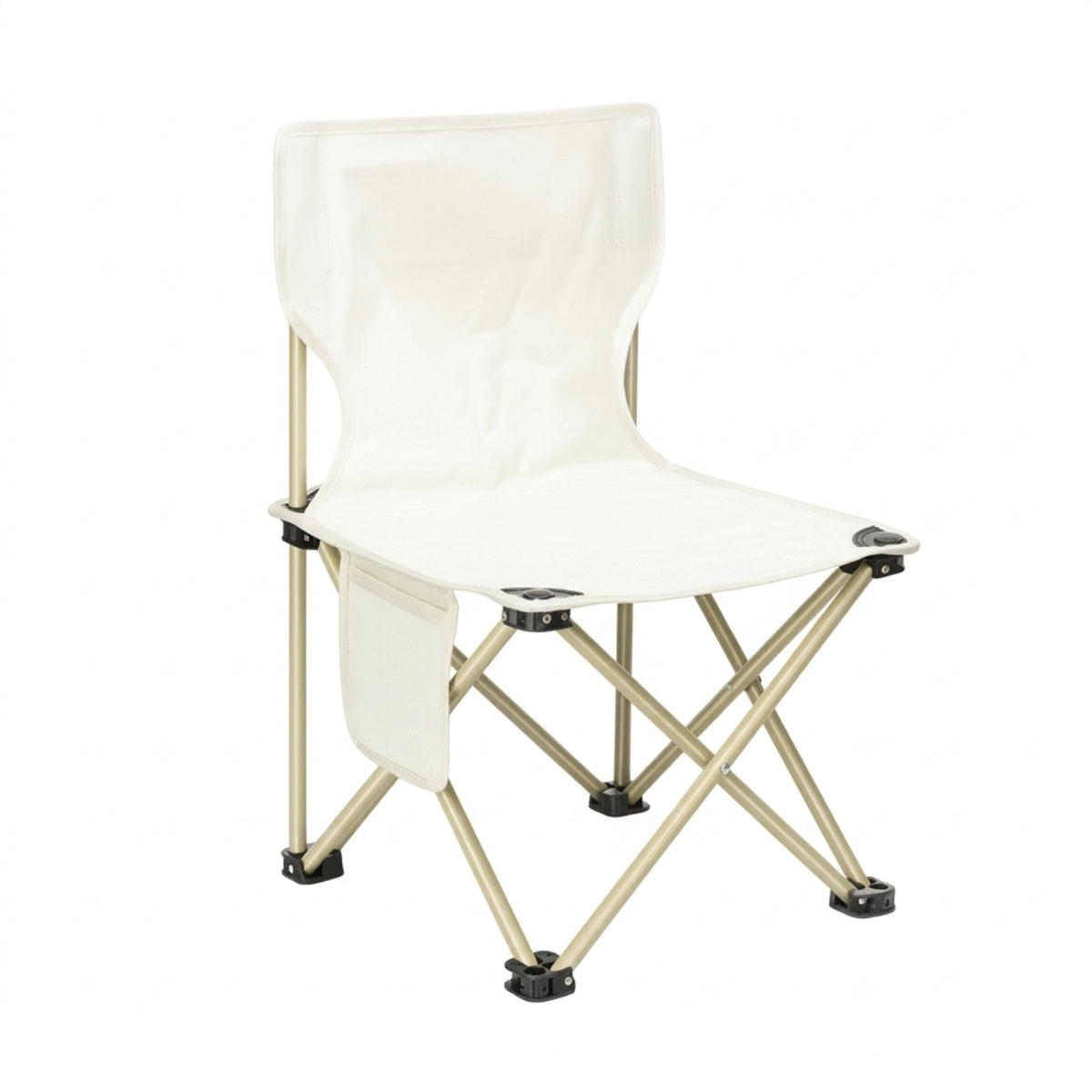 Collapsible Portable Chair with Storage Bag Compact Folding Chair Lightweight Furniture Stable for Campers, Travelers, Outdoor Events