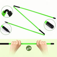 Adjustable Golf Swing Coach with Alignment Rods Shallow Swing Guide with Alignment Rods Portable Sports Equipment Consistent for Beginners