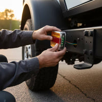 LED Tail Light Bright Stop Tail Turn Flasher Light Low-Profile for RV Owners