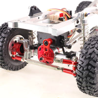 莽牛 1/12 MN82 LC79 MN78 遥控车零配件 金属升级 前后总成 套件