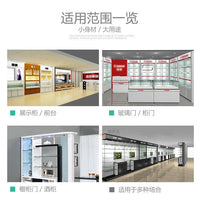 免开孔玻璃合页无框铰链酒柜玻璃夹活页304不锈钢门铰宠物柜门夹
