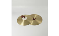 Hand Cymbals with Straps Handheld Marching Cymbals Textured Percussion Instrument for Drum Corps