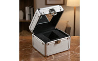 Individual Watch Case Aluminum-Alloy Individual Watch Box Preserving for Journeyers, Travel