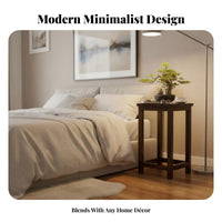 Modern Design 2-Tier C-Shaped End Table Multi-Functional Plant Stand Space-Saving Household Furniture Stable design for Apartment Dwellers, Homeowners, Students, Living Room, Bedroom, Small Spaces, Next to Sofa