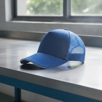 Bump Cap with Chin Strap Breathable Safety Cap with Inner Shell Anti-Collision Hat Short Brim Mesh for Workers, Work, Outdoor