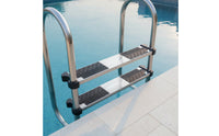 Non-Slip Pool Ladder Step Textured Pool Step Replacement Brushed Hardware Corrosion-Resistant for Maintenance Professionals