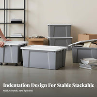 Wheeled Storage Chest With casters Organizer Box sturdyDuty for Families, Parents