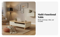 raiseTop Coffee-to-Dining Table Multi-Functional Split raiseTop Coffee Table Mobile with casters Sturdy for Dorm Rooms