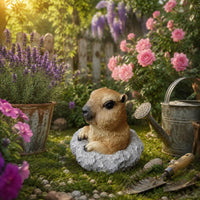 Groundhog Statue Outdoor Garden Decoration Lifelike for Yard