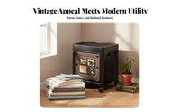 Foldaway Front-Door Cabinet Foldable Foldaway Bin Tower with Doors