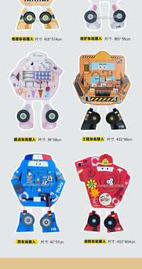 Kindergarten Wall Toy - Patriotic Wall Game with Train Theme for Early Education