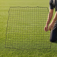 Black Soccer Rebound Net Outdoor Reinforced Border Net Hand-Finished Athletic Equipment Weatherproof