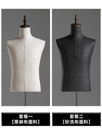 服装店男士模特道具半身橱窗西装礼服假人体模特全身人台展示架子