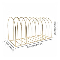 White 10opening Hat Stand Iron Beanie Display Stand Space-Saving for Boutique