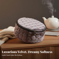 Zippered Fleece Warmer Cover Zipper Closure Soft Body Warmer Pouch Thickened Material Quilted Hot Water Bottle Bag for Adults, Women, Bed, Home