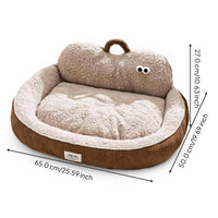 Orthopedic cat bed provides support