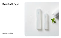 Portable Rinse container Case Breathable 2-Part Toothbrush trip container Lightweight