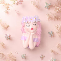 Fairy Vase Creative Design Dried Flower Holder Cute for Tv Cabinet