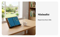 Adjustable literature Stand Handsunrestricted Book Holder Foldable Design for Dorm, Adults