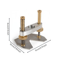 Sound Hole Router Base Aluminum Alloy Sound Hole Cutter Base Dust Blow Tube for Luthiers, Workshop, Repair Shop