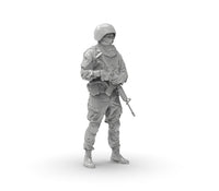 1/72特种兵1/64特种部队1/35白模摆件微缩素体微型兵人3D打印模型