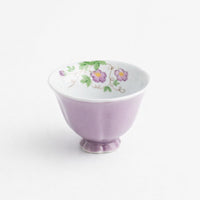 Hand-painted Ceramic Candle Holder, Calligraphy